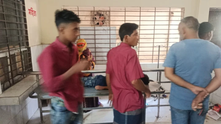 গাংনীতে স্কুল ছাত্রের আত্মহত্যা ছবি: বিএমএফ টেলিভিশন।